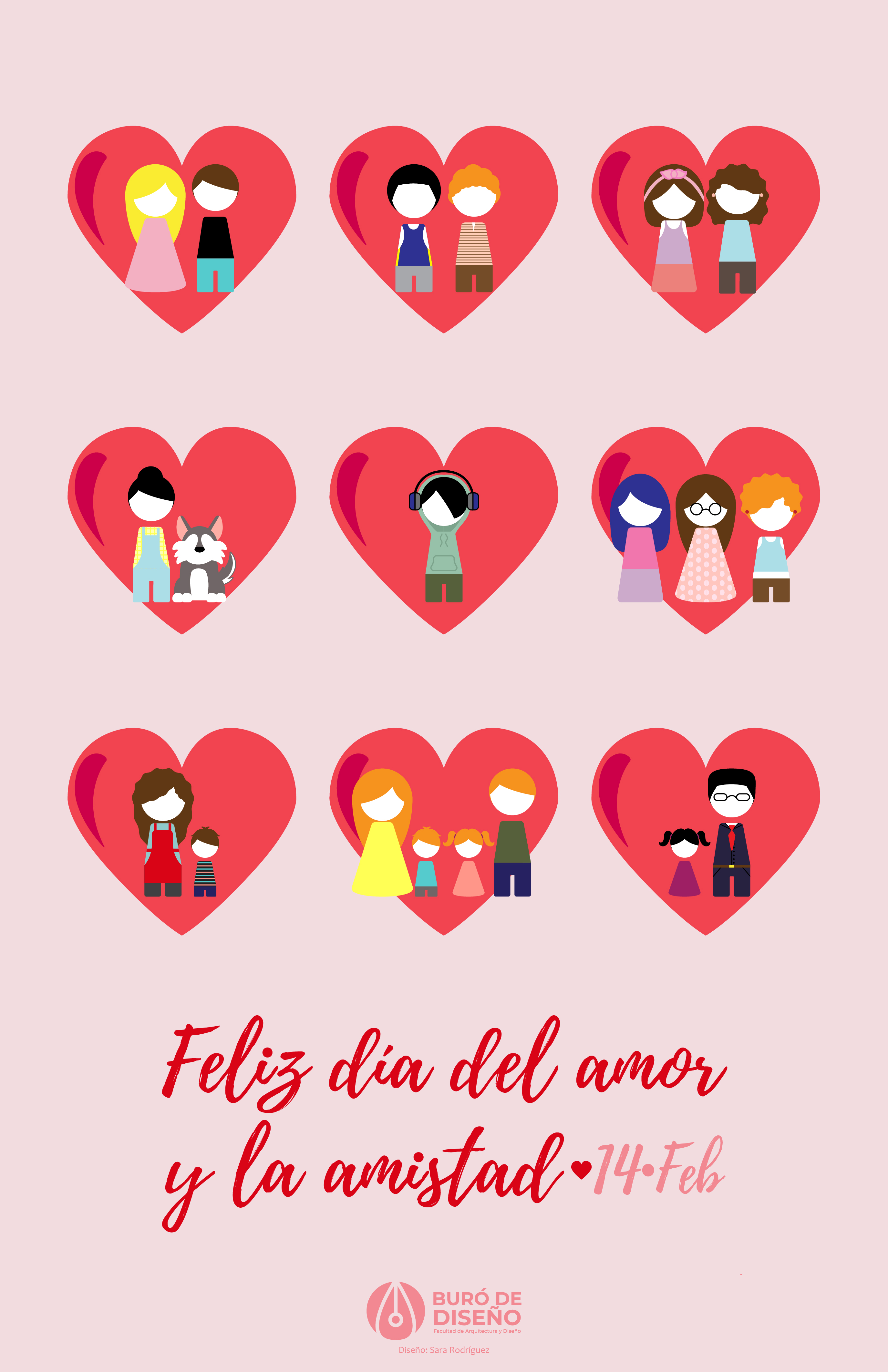 Feliz Dia del Amor y la Amistad (14 de Febrero) by DesignBunnies on  DeviantArt