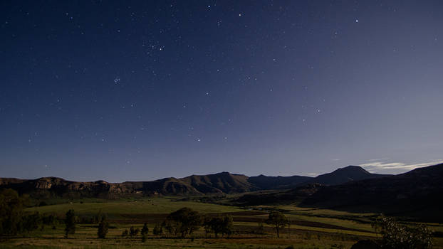 clear southafrican night sky