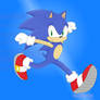 Sonic the hedgehog running