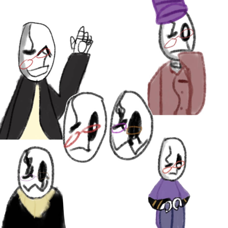Comic Gaster by Crimsoneclipsee on DeviantArt