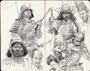 Samurai sketches