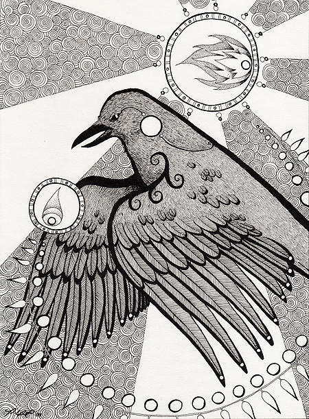 Crow - Four Elements by Ravenari on DeviantArt