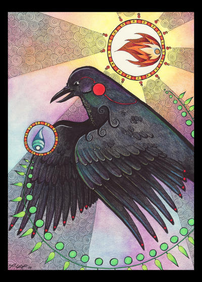 Crow - Totem by Ravenari on DeviantArt Crow - Totem by Ravenari on DeviantArt