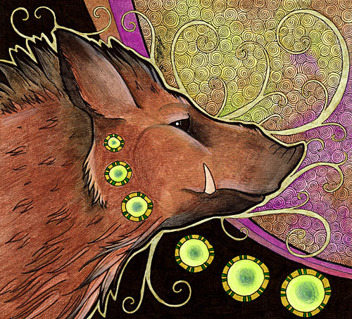 Wild Boar as Totem by Ravenari on DeviantArt Wild Boar as Totem by Ravenari on DeviantArt