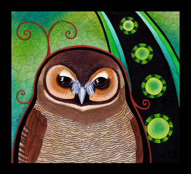 Brown Wood Owl as Totem