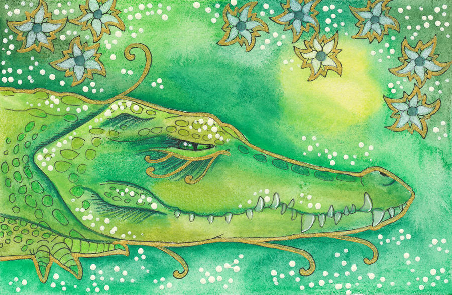 Green Series - 04 Crocodile by Ravenari