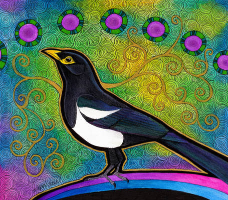 Yellow Billed Magpie as Totem
