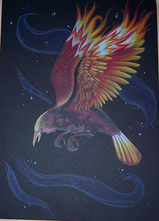 Raven as Firebird