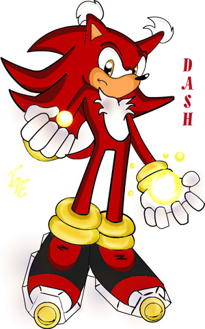 Gift Art:Dash the hedgehog