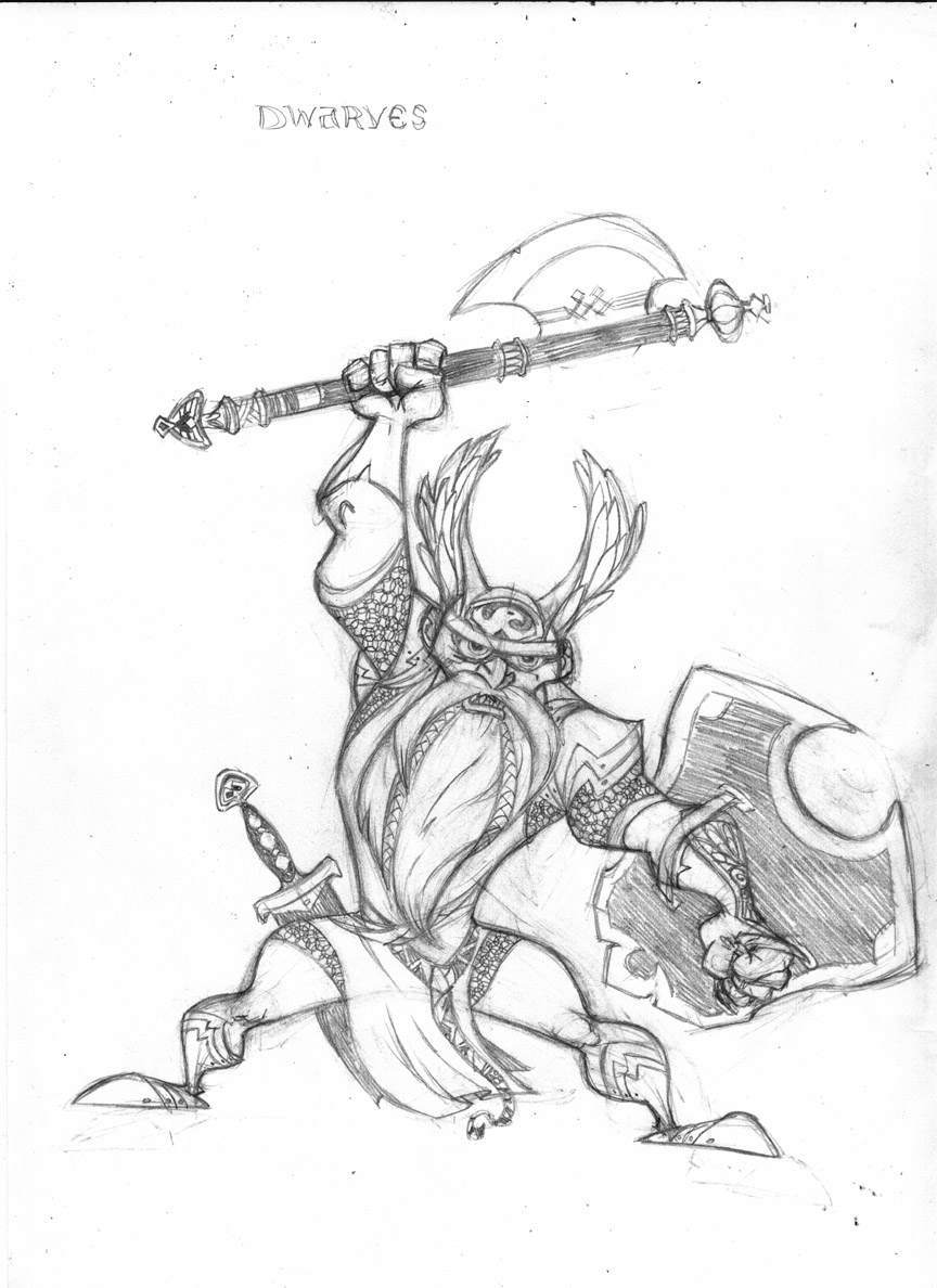 Golden Guard Dwarf Pencils