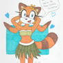 Gift: Hula Marine the Raccoon