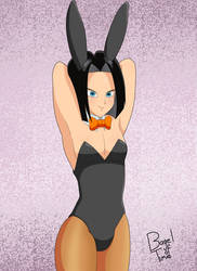 Android 17 Bunny Suit by BagelofTime