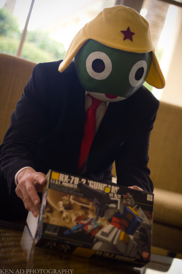 Sgt. Frog / Keroro Gunso debut with Gundam Model!