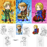 Old Hetalia Postcards