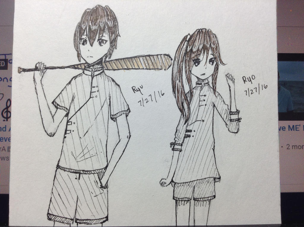 Ryu and Ryo by Axelier on DeviantArt