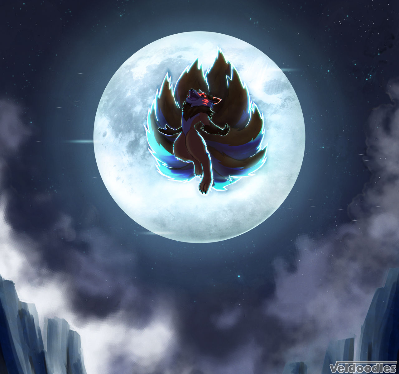 9 Rails 9-tails by veldoodles on DeviantArt