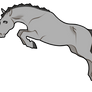 F2U horse lineart