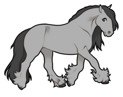 F2U horse lineart