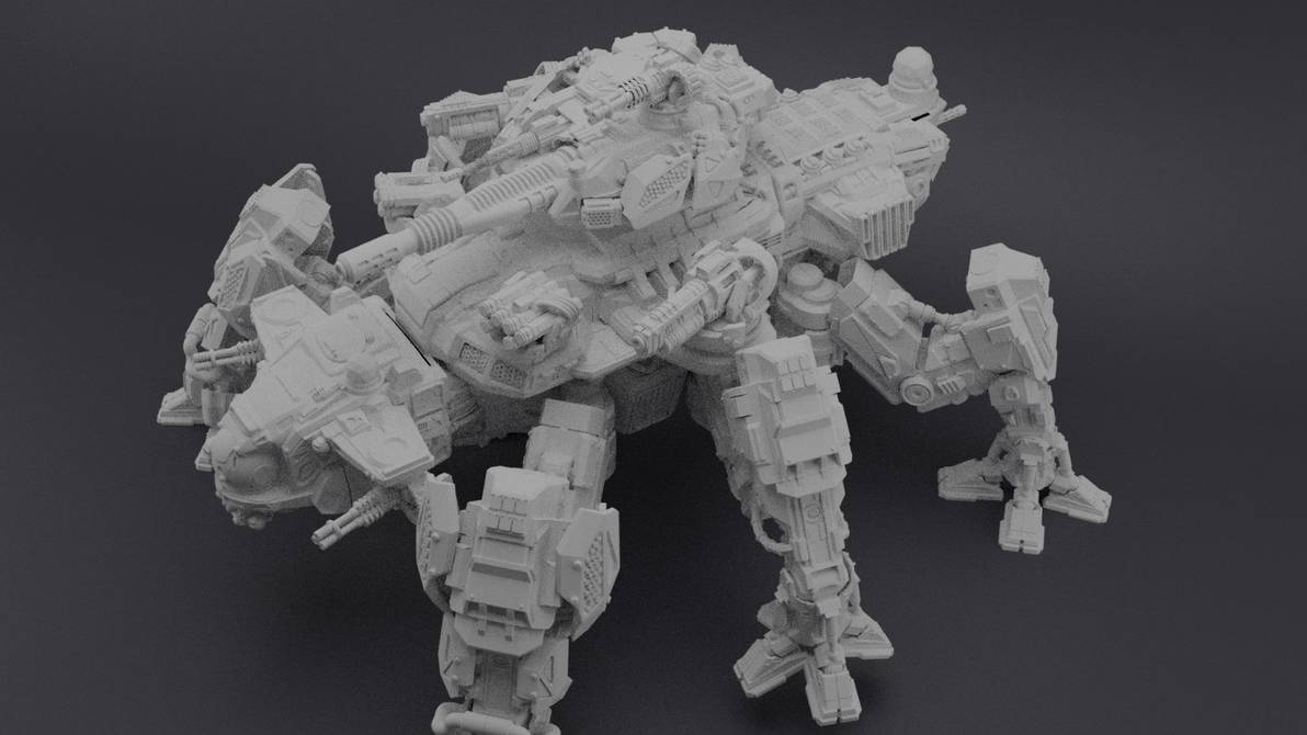 Inyathi Heavy Spider Tank by Quesocito on DeviantArt