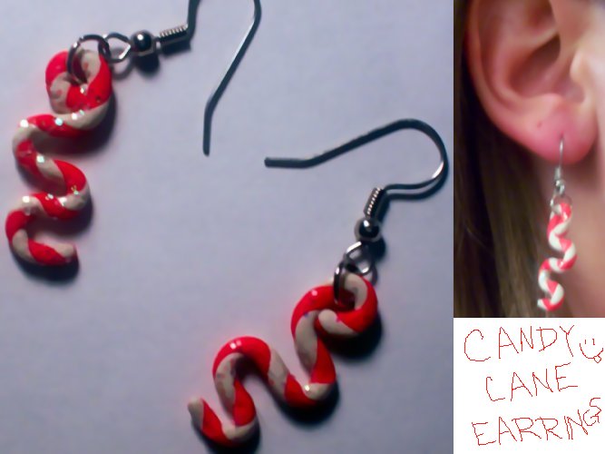 Candy Cane Earrings