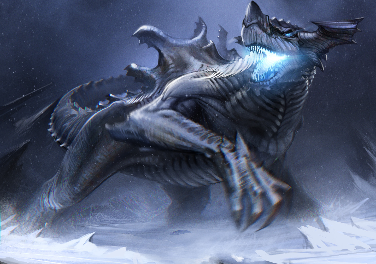 Rimeclaw frostwyrm