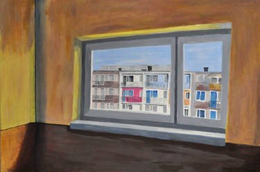 Landscape with window.