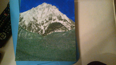 mountain painting