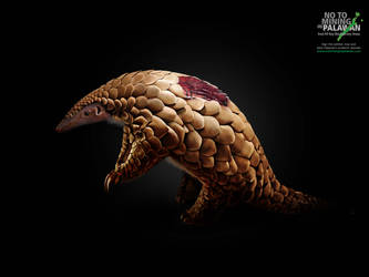 No2MiningInPalawan: Wounds Campaign: Pangolin