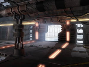 Sci-Fi Lab Corridor