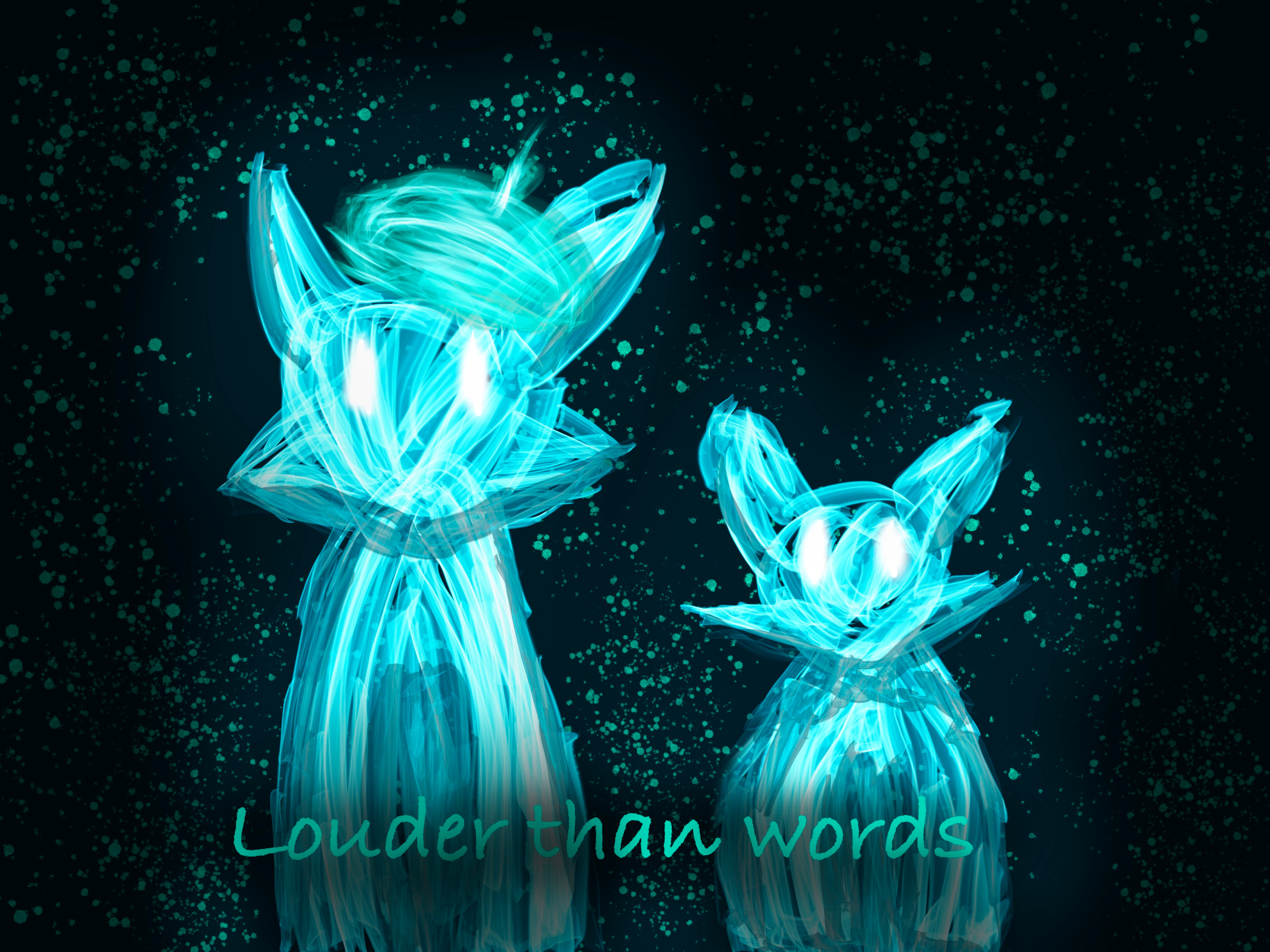 Louder than words -book cover
