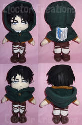 Levi Ackerman Plushie + 3 Tutorials!