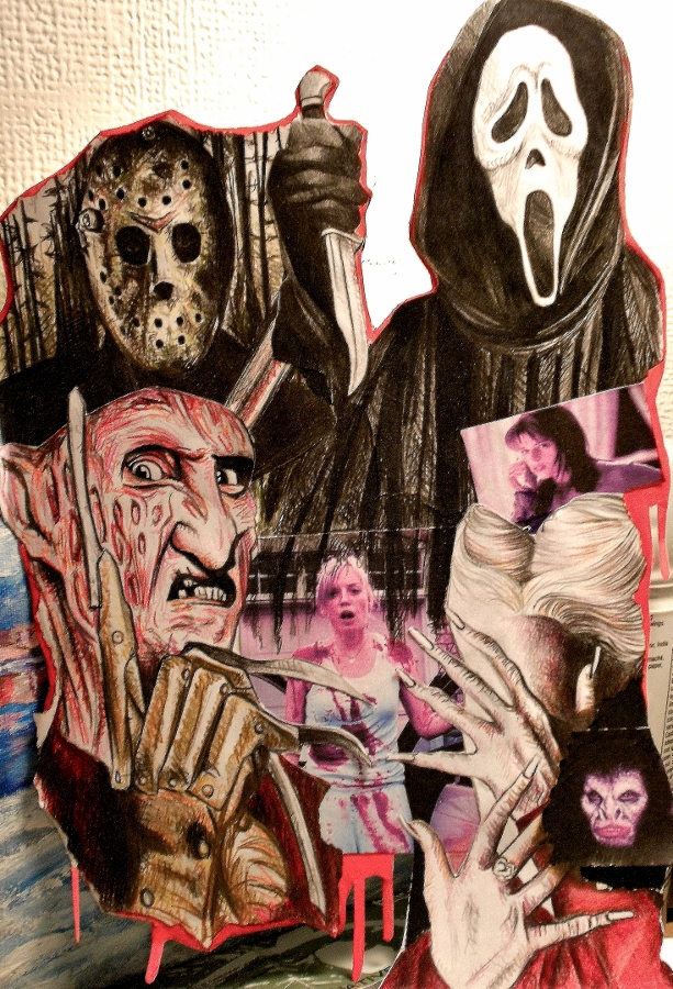 Horror Movies Collage - Diamond Paintings 