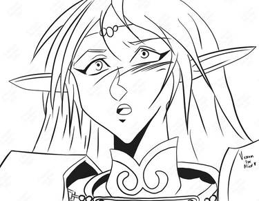 Deedlit from Record of Lodoss War.