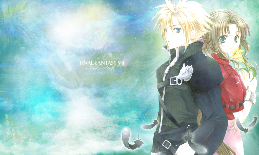 Aerith x Cloud by suby-chan