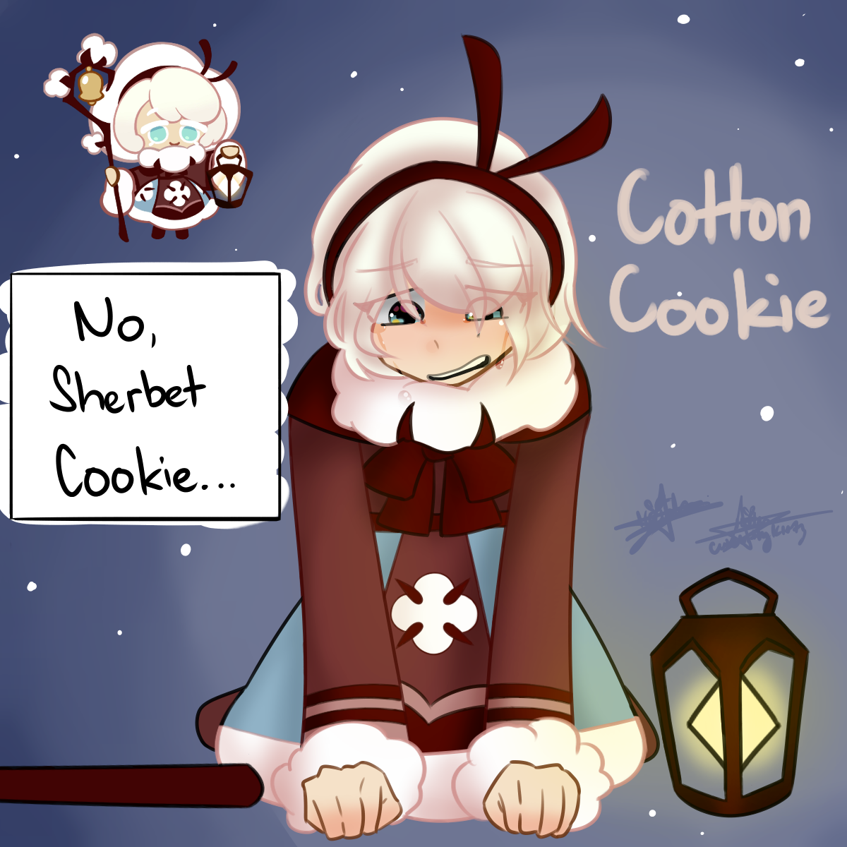 Cotton cookie