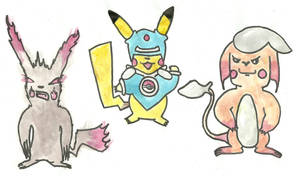 Pikachu variations