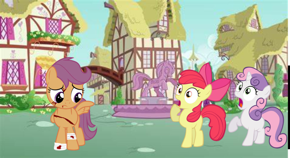 Scootaloo Return ( Rainbow factory Universe)