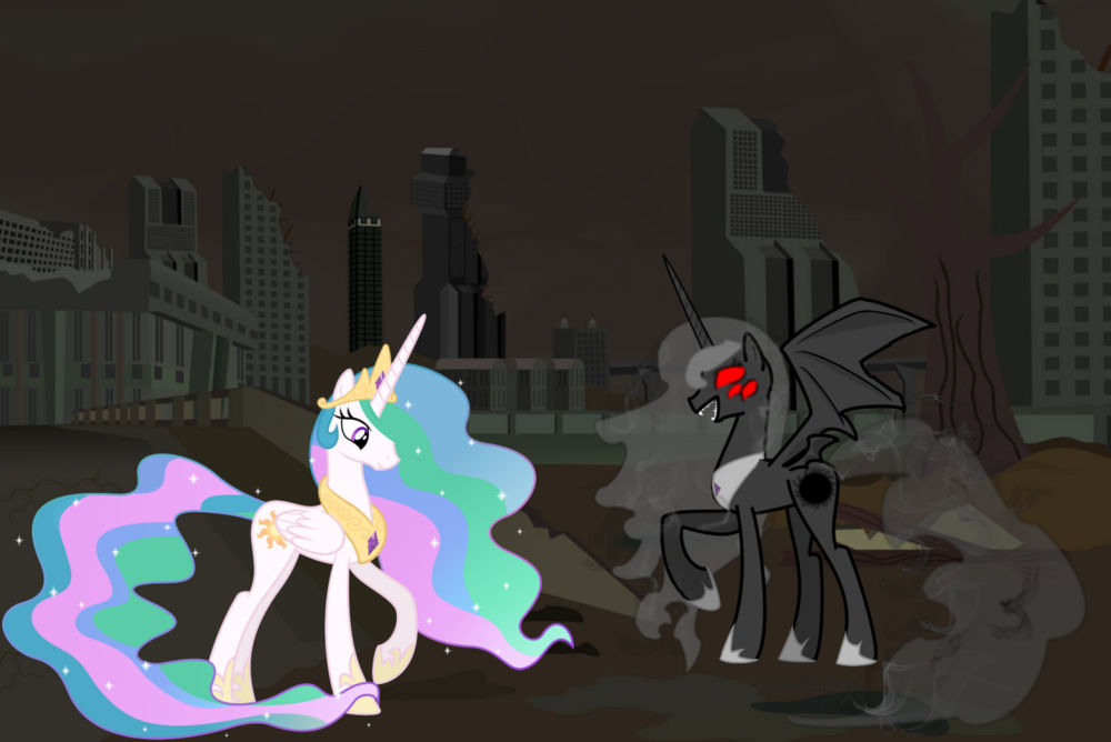 Princess Celestia vs Queen Blackhole