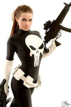Punisher woman cosplay :)