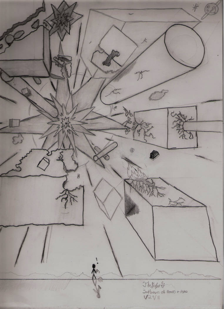 Explosion of Boxes and Pipes by TheDylanG on DeviantArt