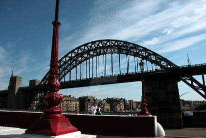 The Tyne Bridge in colour