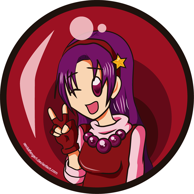 Button Athena KOF 94