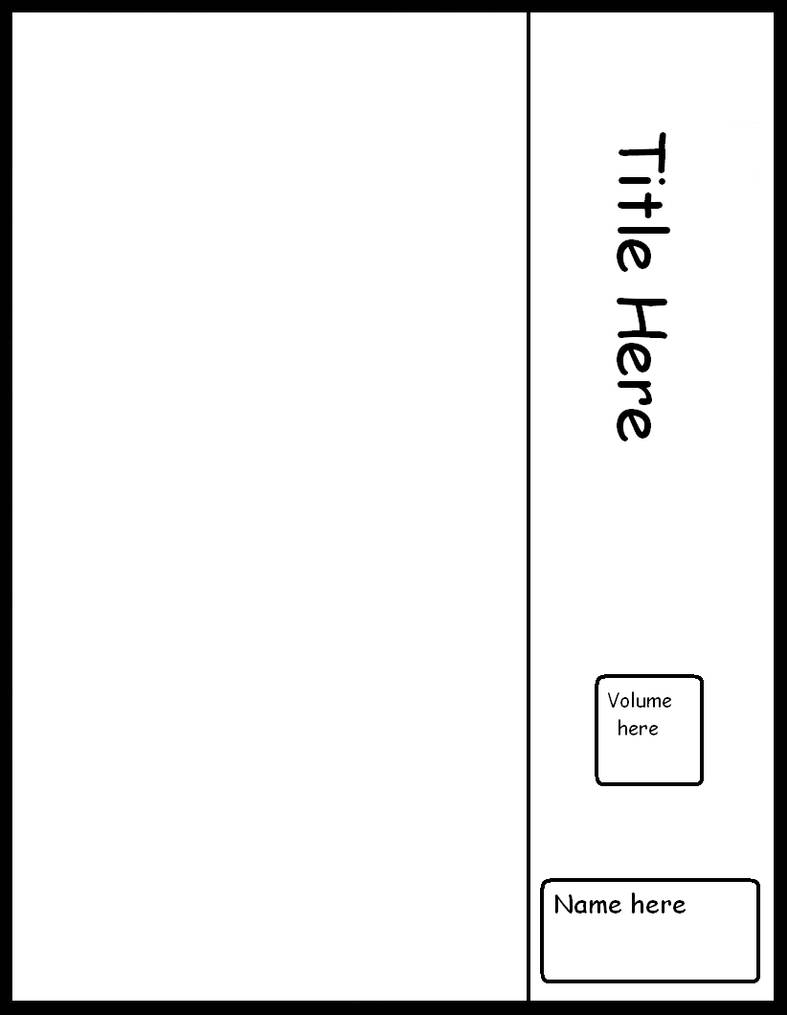 Manga Cover Template 2 by ComicTemplates on DeviantArt