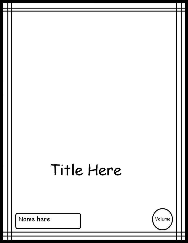 Manga Cover Template 3 by ComicTemplates on DeviantArt