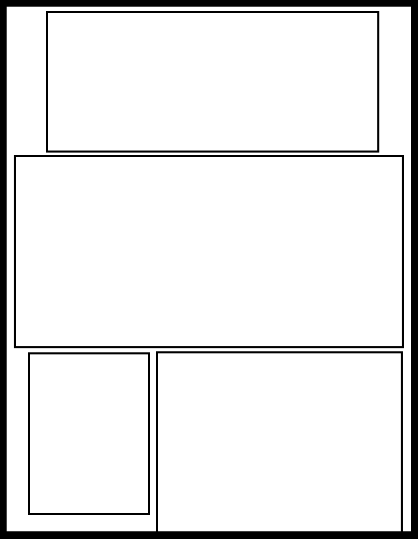 Blank Manga Panels Template Fonca Pintura