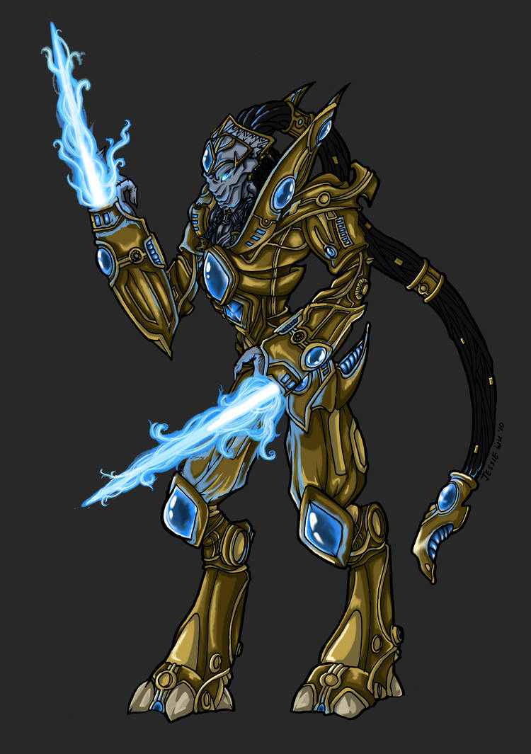 Protoss Design Starcraft- Protoss Zealot by citrusi on DeviantArt