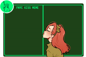 [FNYC] Bettie-Jayne kiss meme