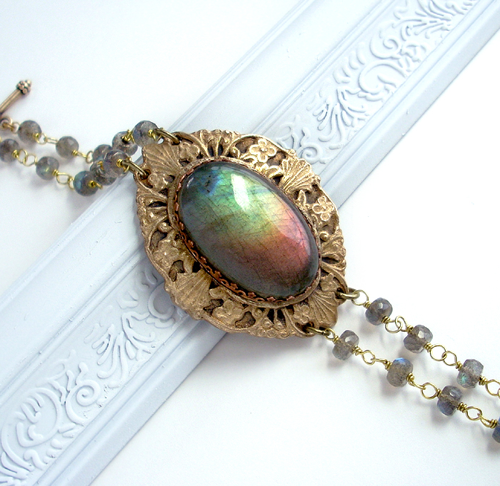 Labradorite Rainbow Bracelet