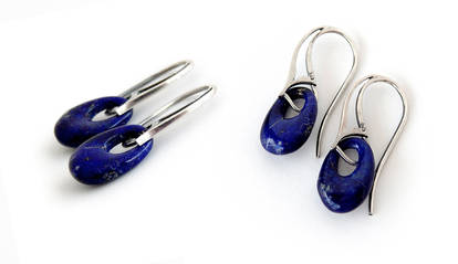 Lapis Ring Earrings