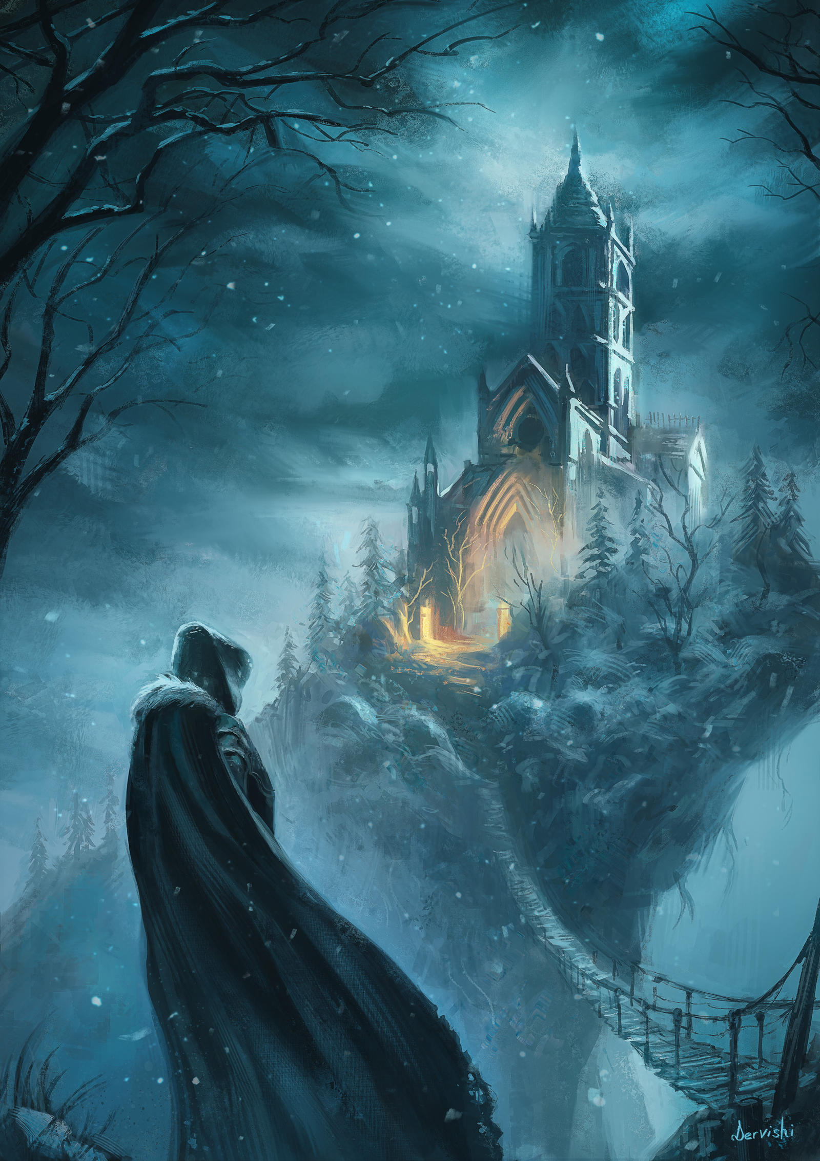 Painted World of Ariandel by JohnDervishi on DeviantArt